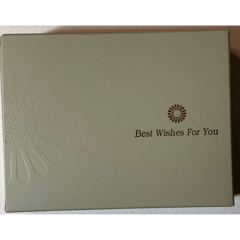 Bifold Wallet Women Small Sage Green Pebbled Faux Leather Snap Zipper NEW in box